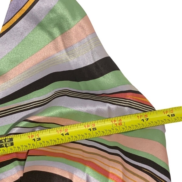 Laundry by Shelli Segal Women's Halter Silk Zip Side Midi Slip Dress Sz 10 - Picture 5 of 8